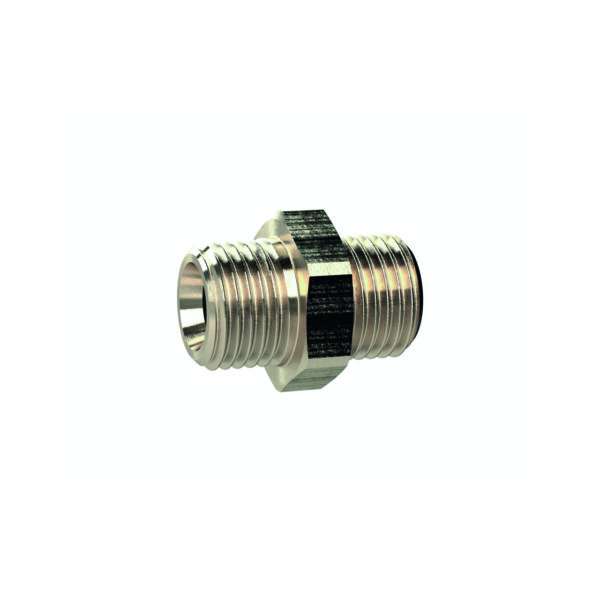 Double threaded nipple